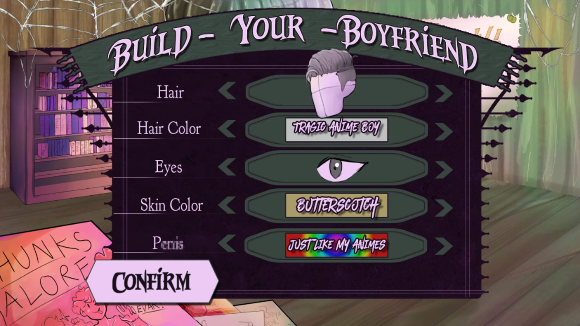 Dr. Frank's Build-A-Boyfriend - Screenshot