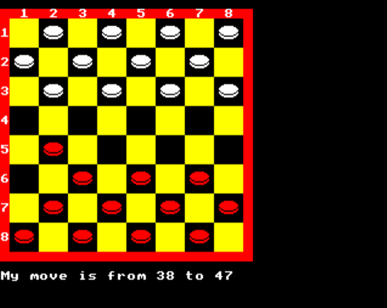 Draughts screenshot