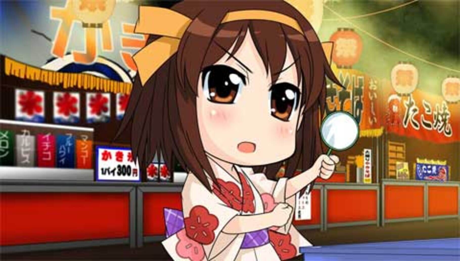 Captura de pantalla - Suzumiya Haruhi-chan no Mahjong