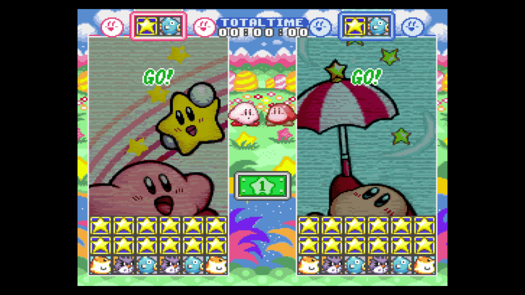 Kirby's Star Stacker screenshot