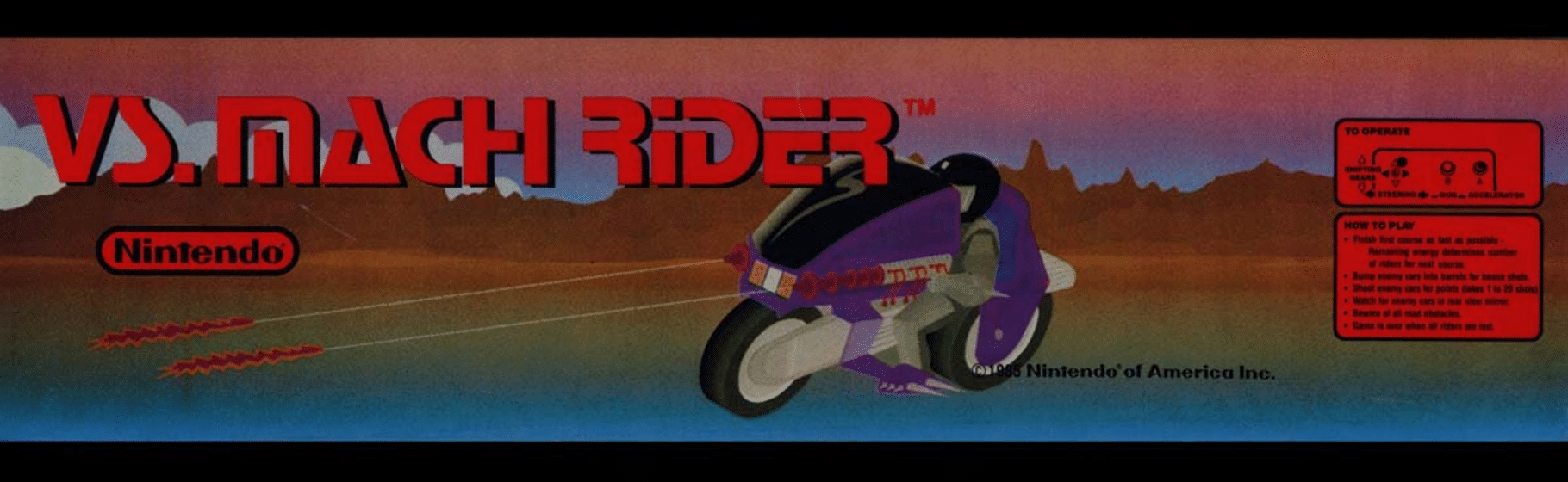 Vs. Mach Rider screenshot