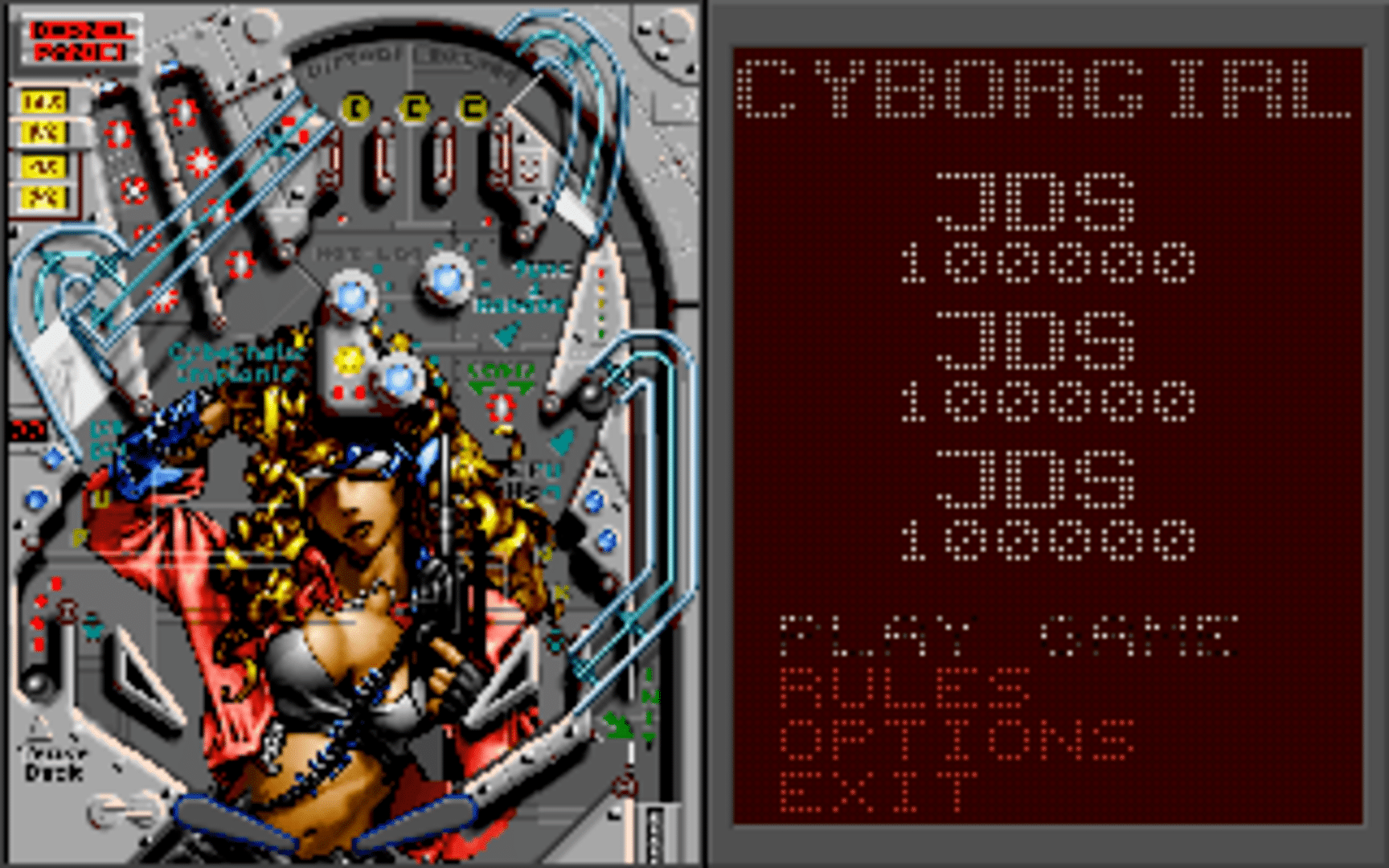 Cyborgirl screenshot