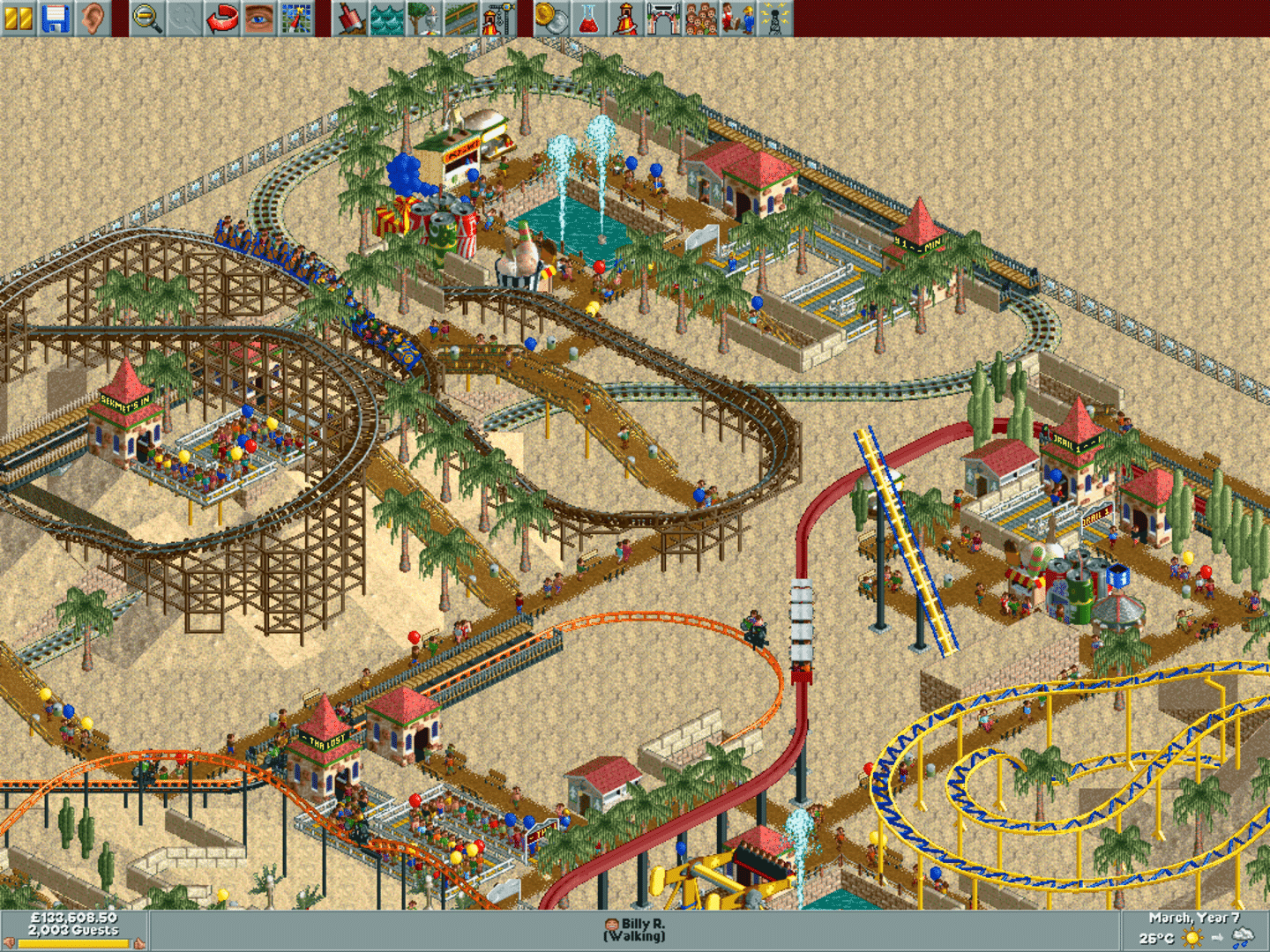 RollerCoaster Tycoon screenshot