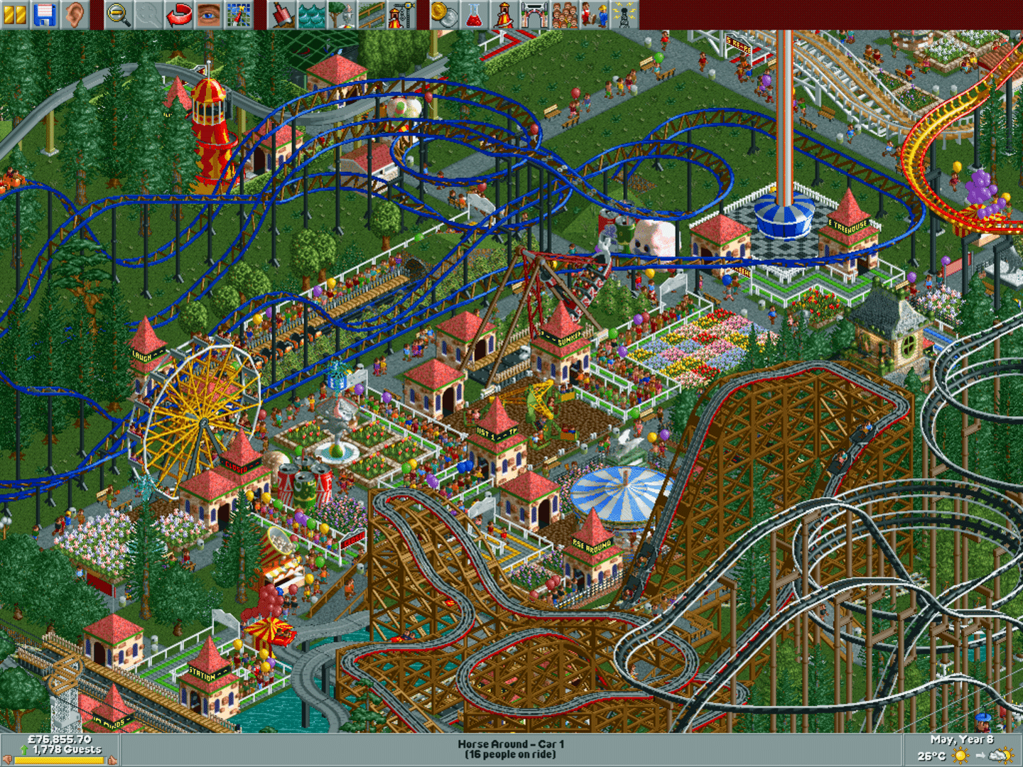 RollerCoaster Tycoon screenshot