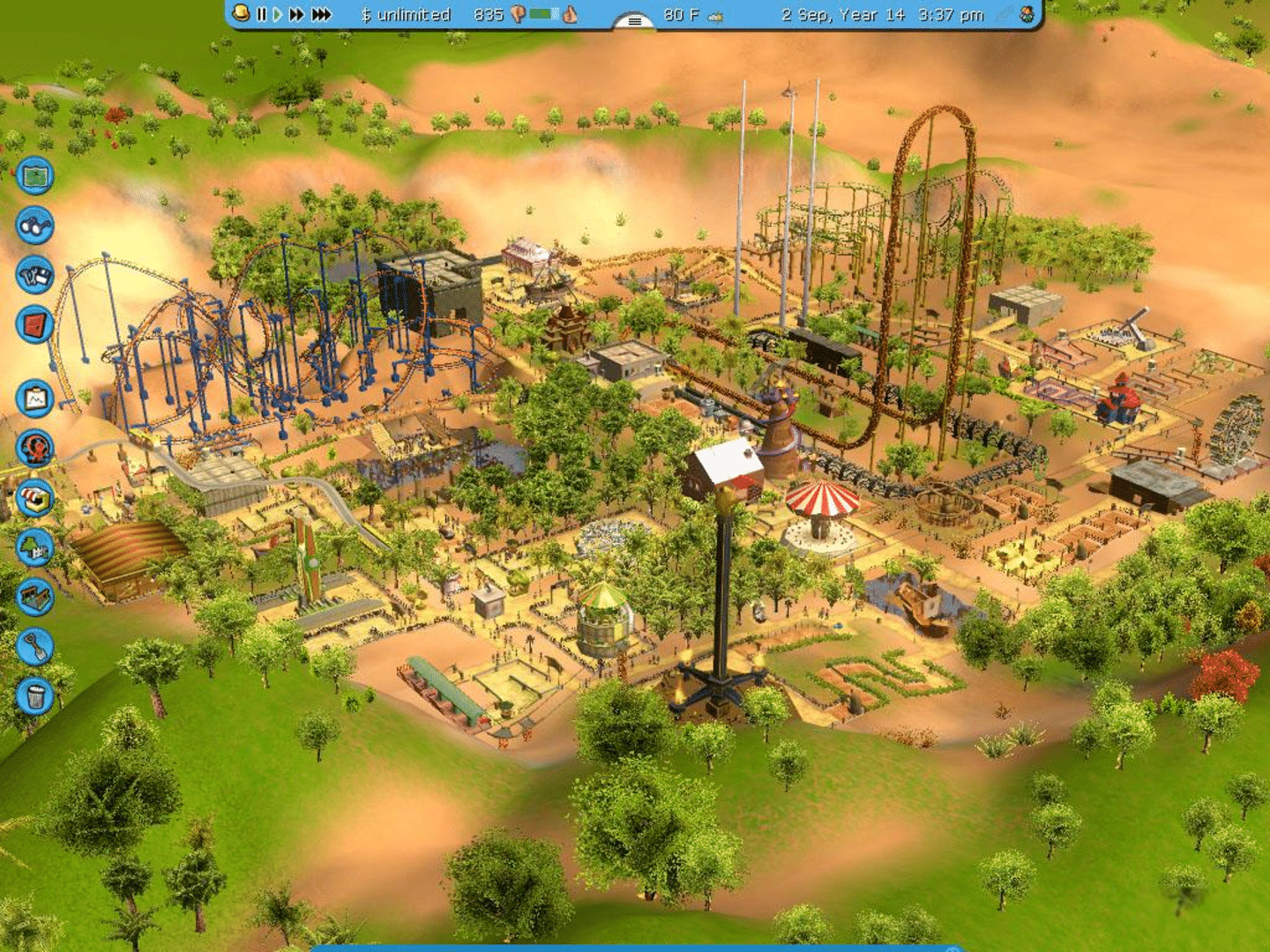 RollerCoaster Tycoon 3 screenshot