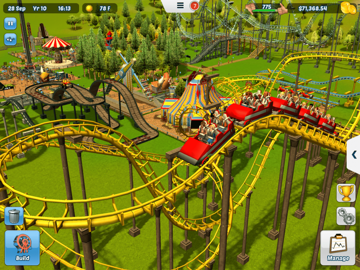 Rollercoaster Tycoon 3 screenshot