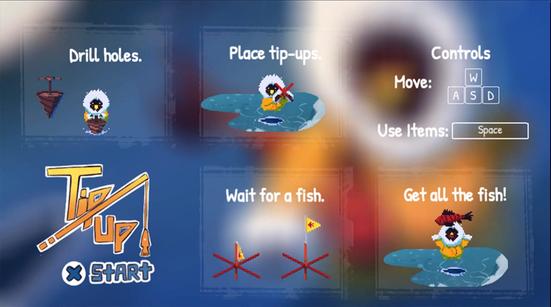 Tip-Up Ice Fishing - Screenshot