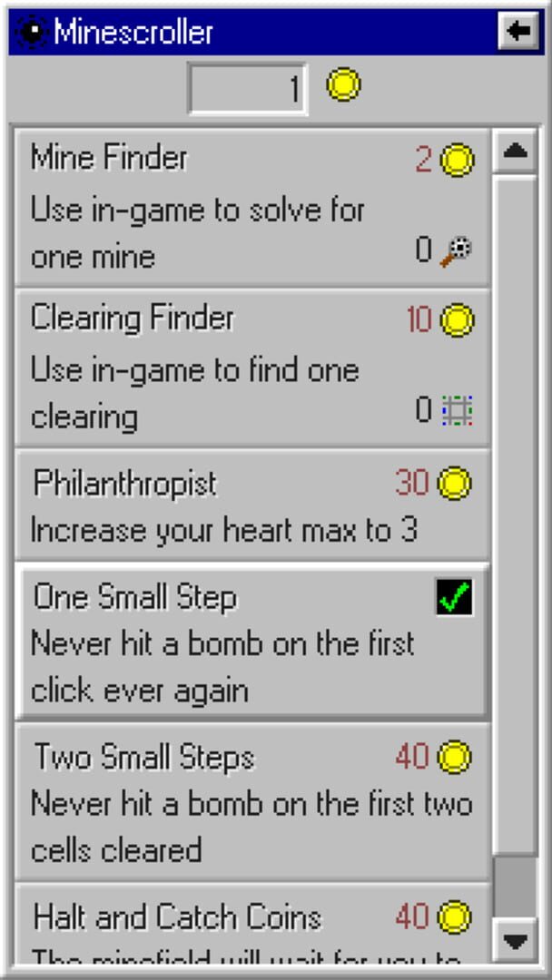 Minescroller - Screenshot