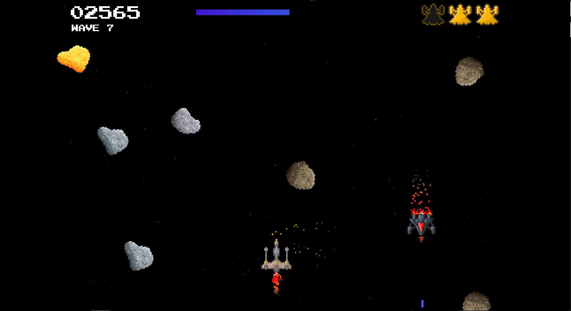 Asteroids Space Shooter - Screenshot