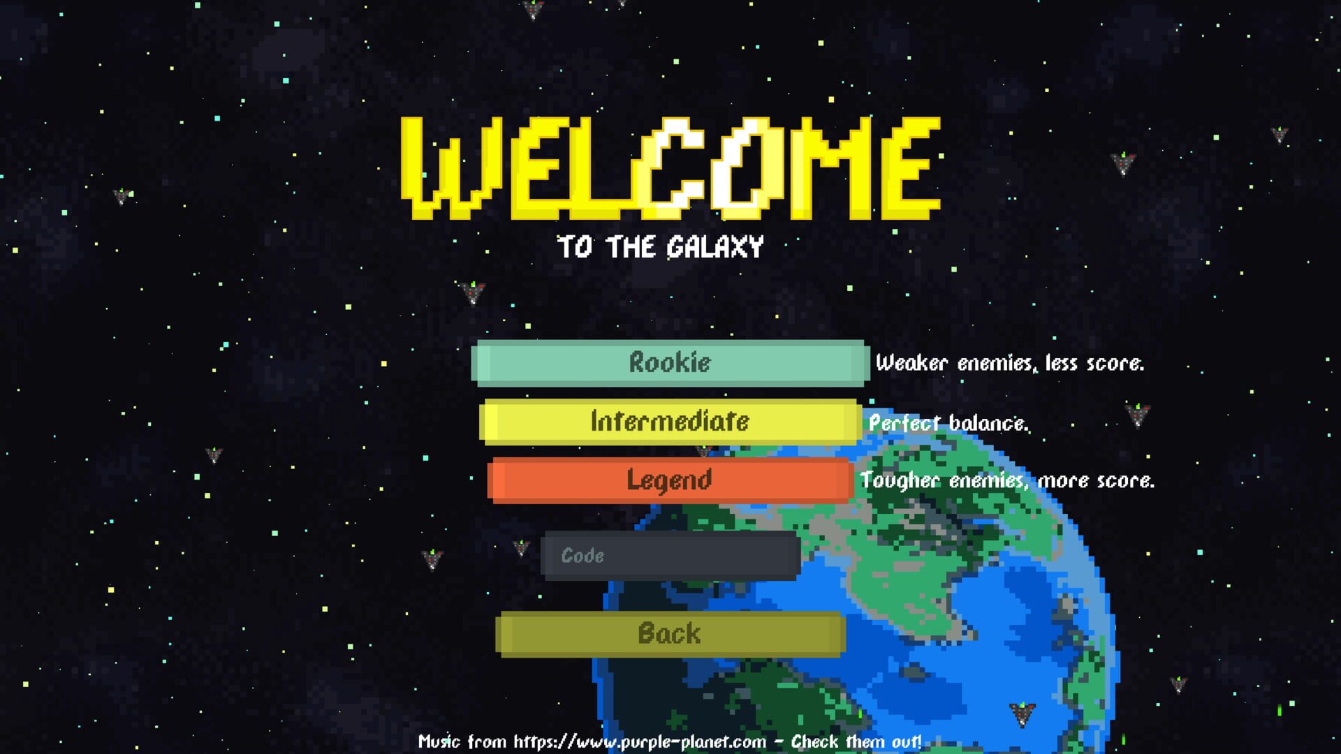 Welcome to the Galaxy - Screenshot