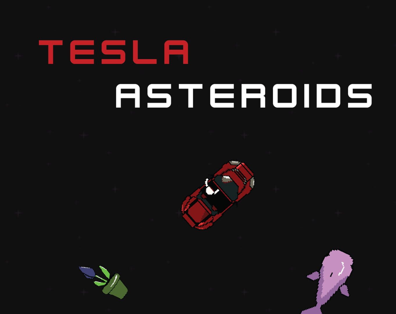Tesla Asteroids - Screenshot
