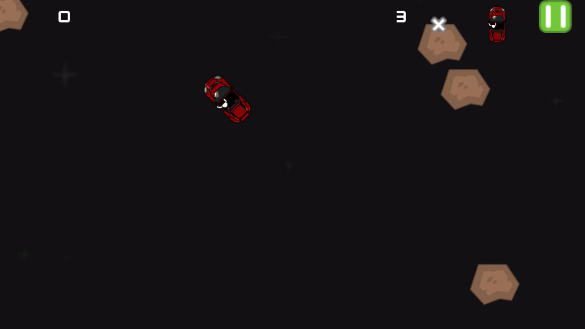 Tesla Asteroids - Screenshot