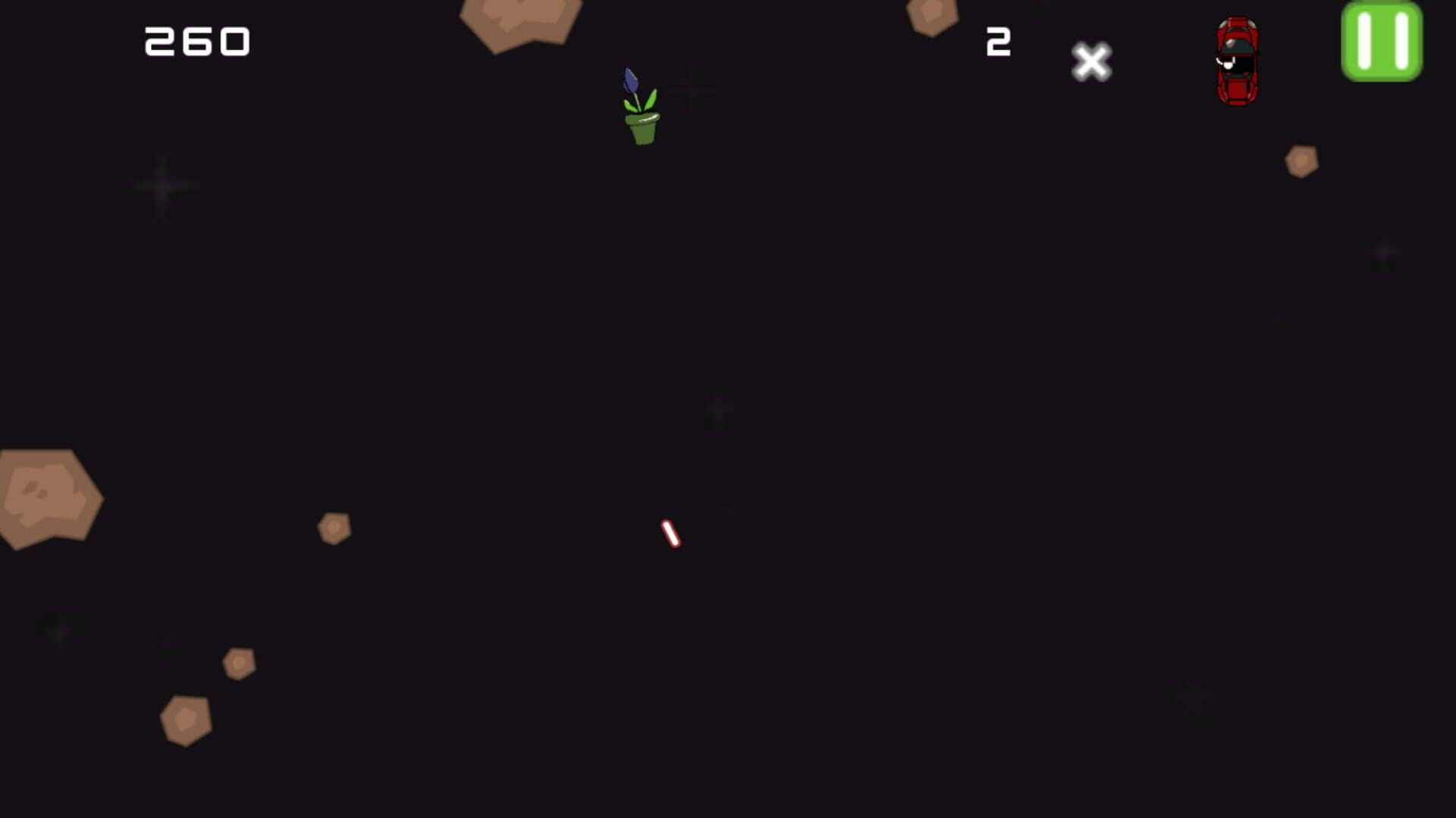 Tesla Asteroids - Screenshot