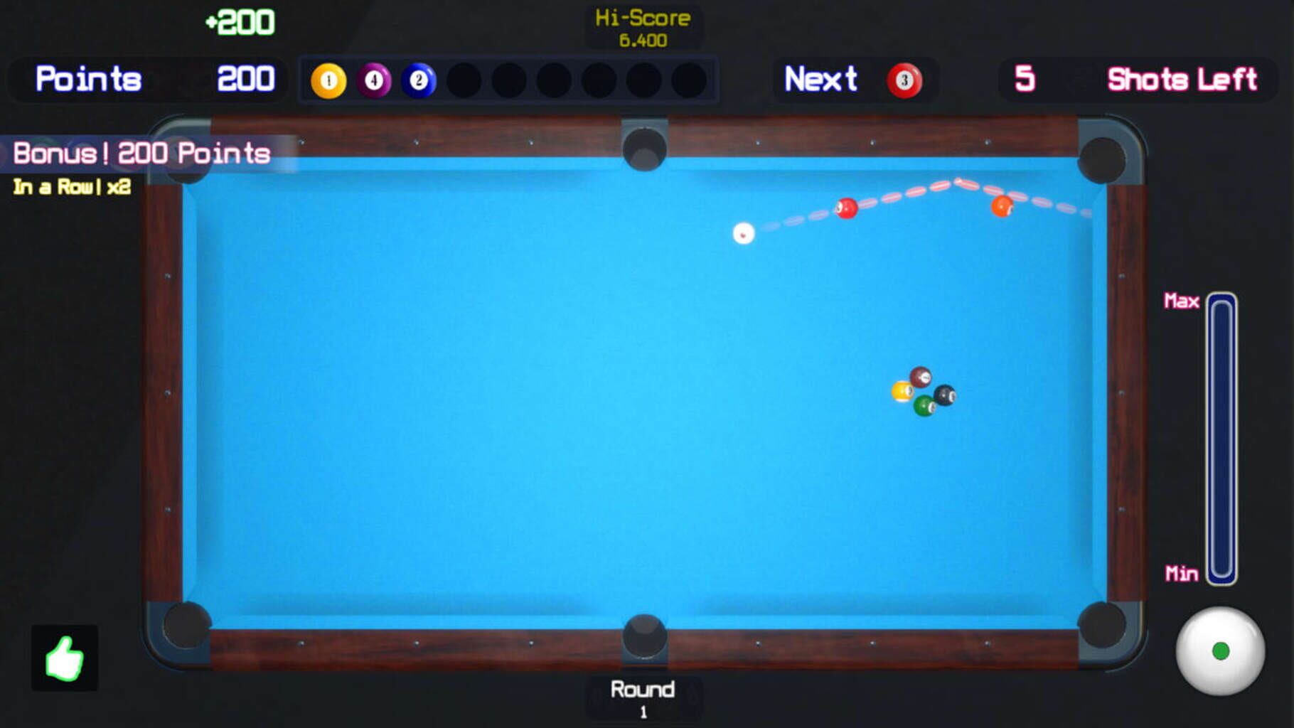Captura de pantalla - 9-Ball Pocket