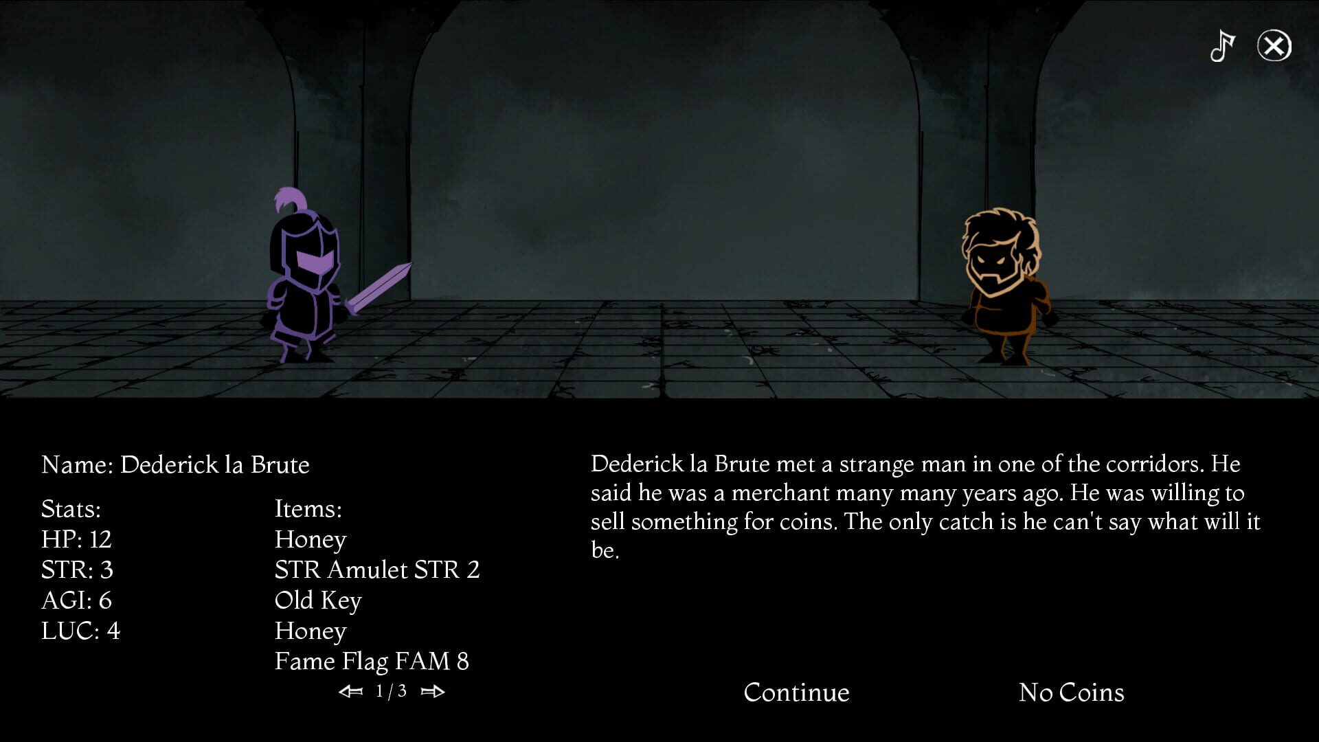 Dungeon of Choices - Screenshot