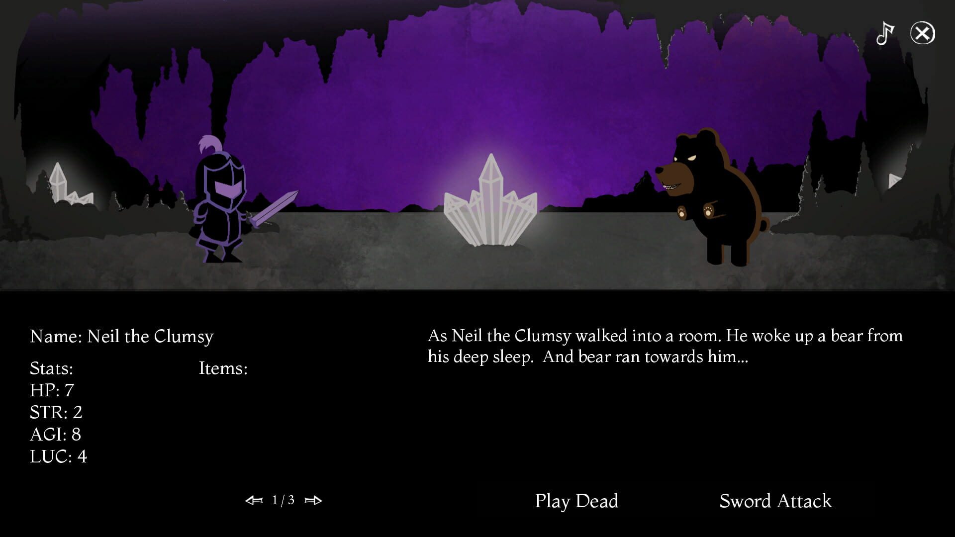 Dungeon of Choices - Screenshot