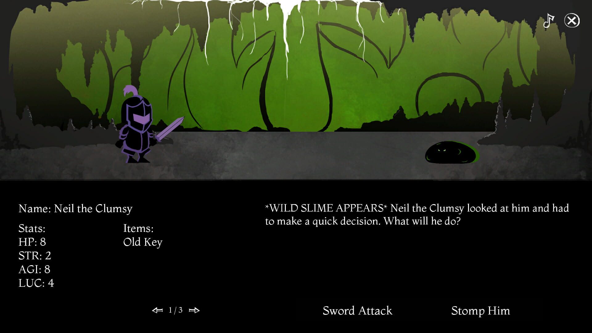Dungeon of Choices - Screenshot