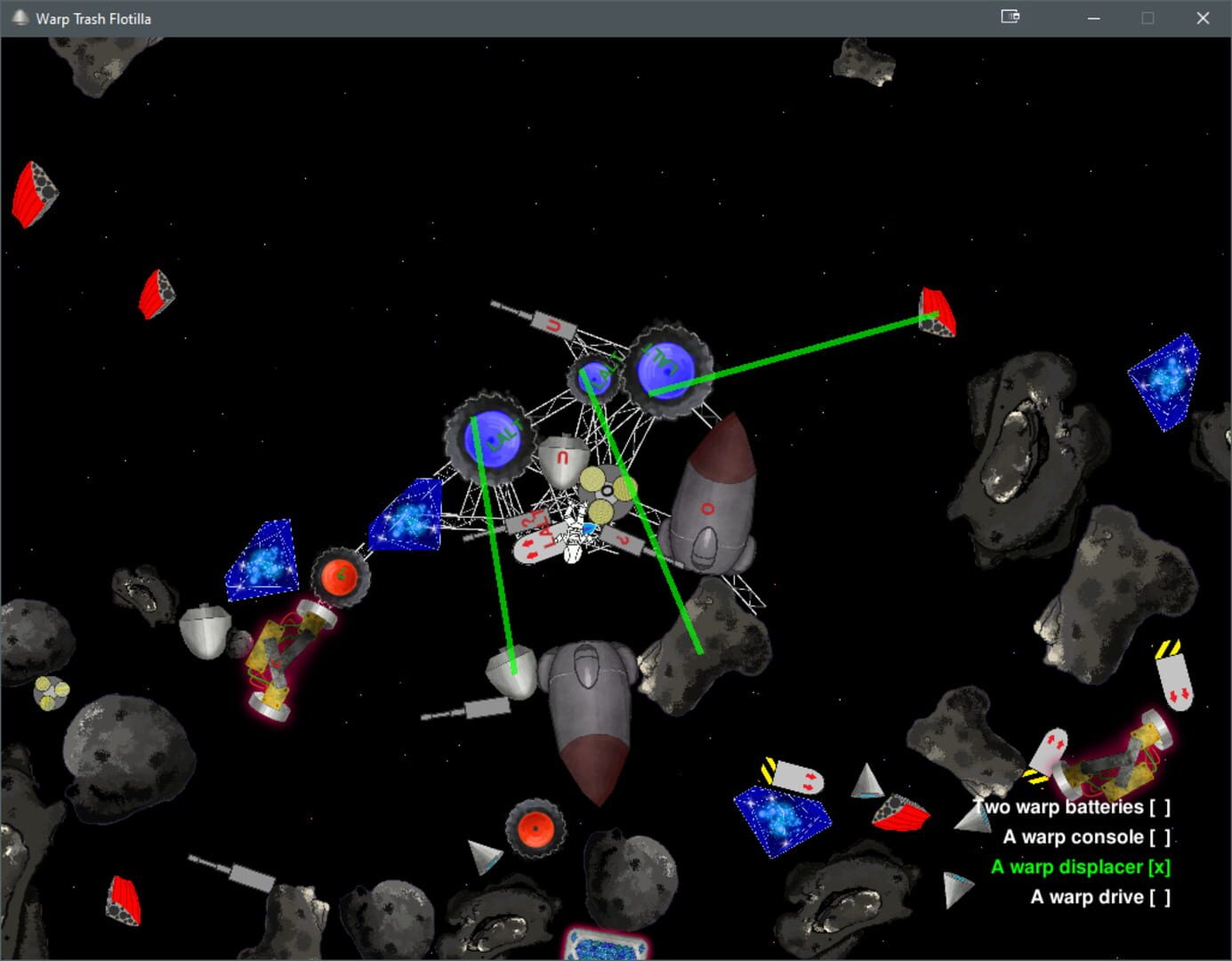 Warp Trash Flotilla - Screenshot