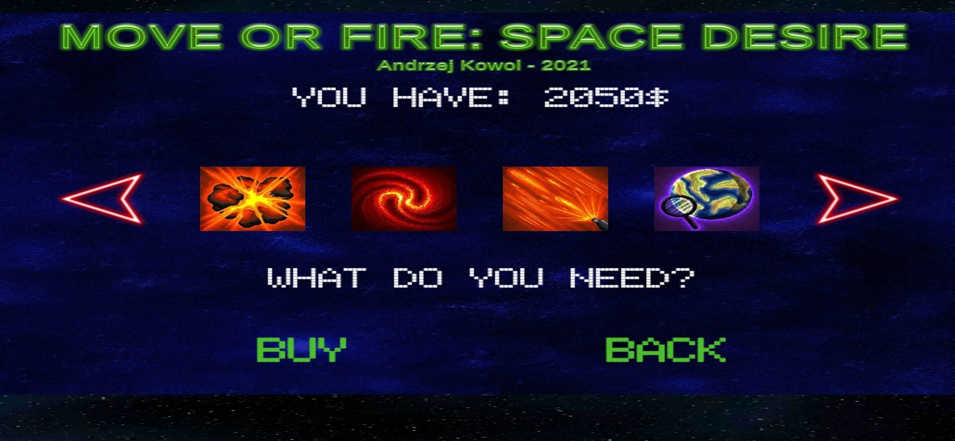 Move or Fire: Space Desire - Screenshot