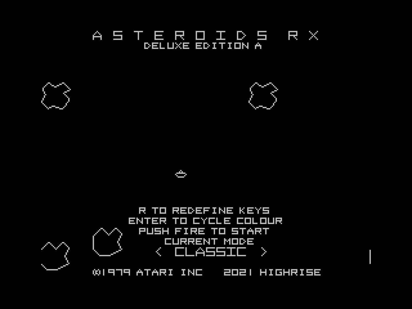 Asteroids RX - Screenshot