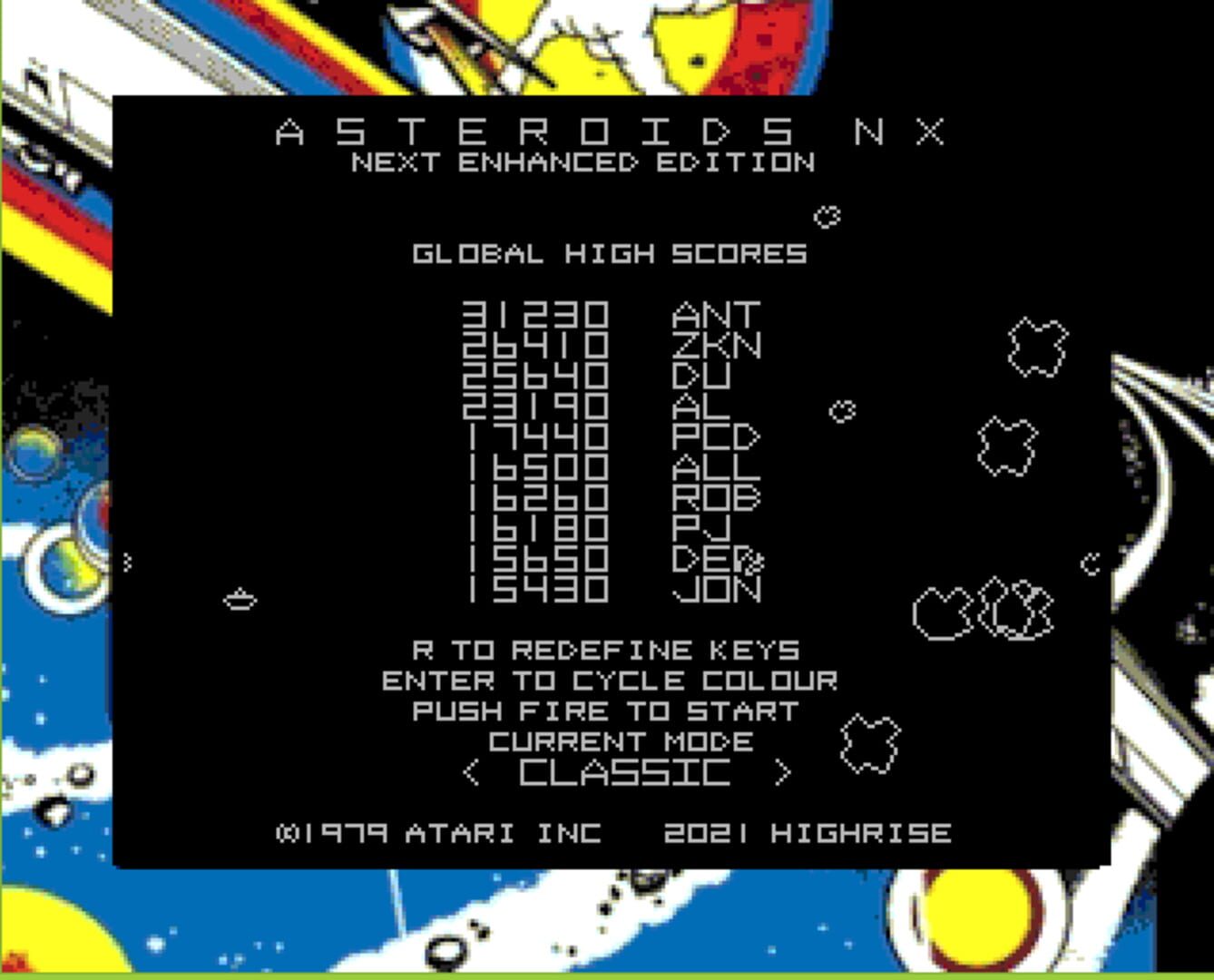 Asteroids RX - Screenshot