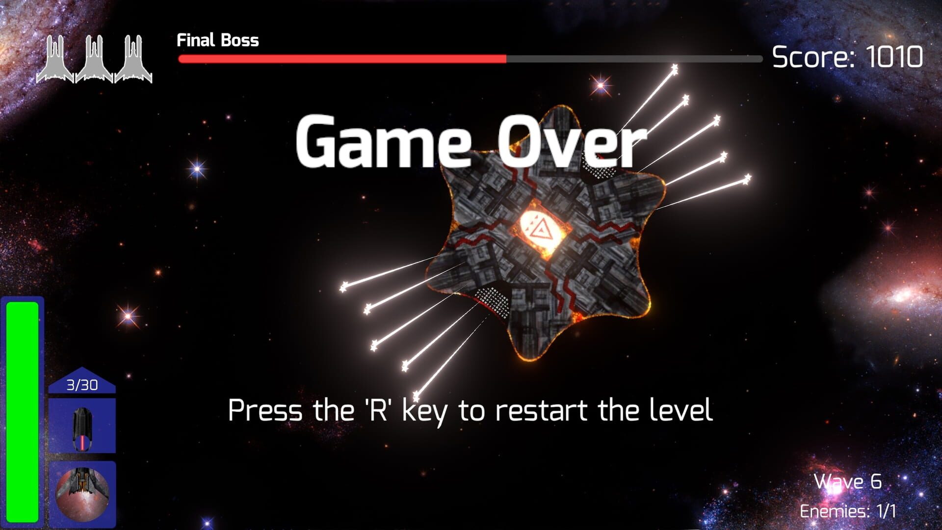 Space Shadow - Screenshot