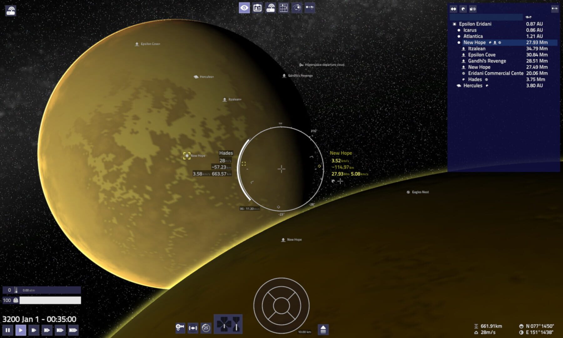 Pioneer Space Sim - Screenshot