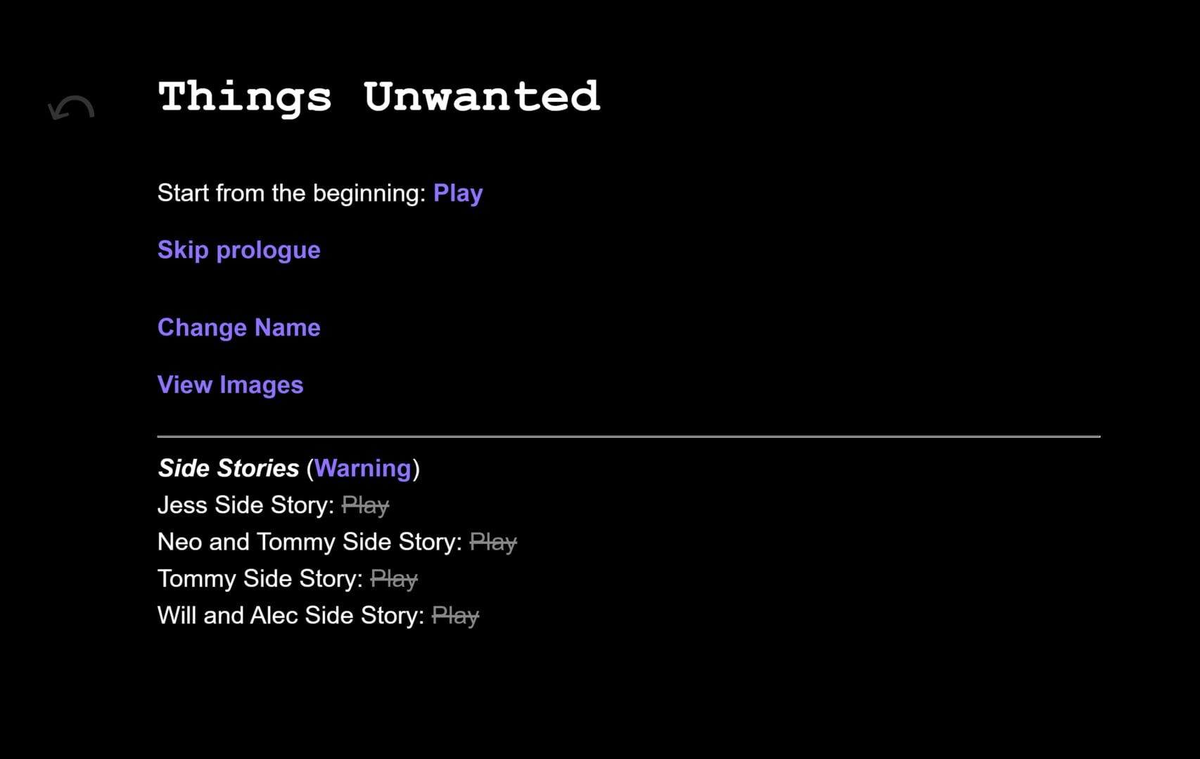 Things Unwanted - Screenshot