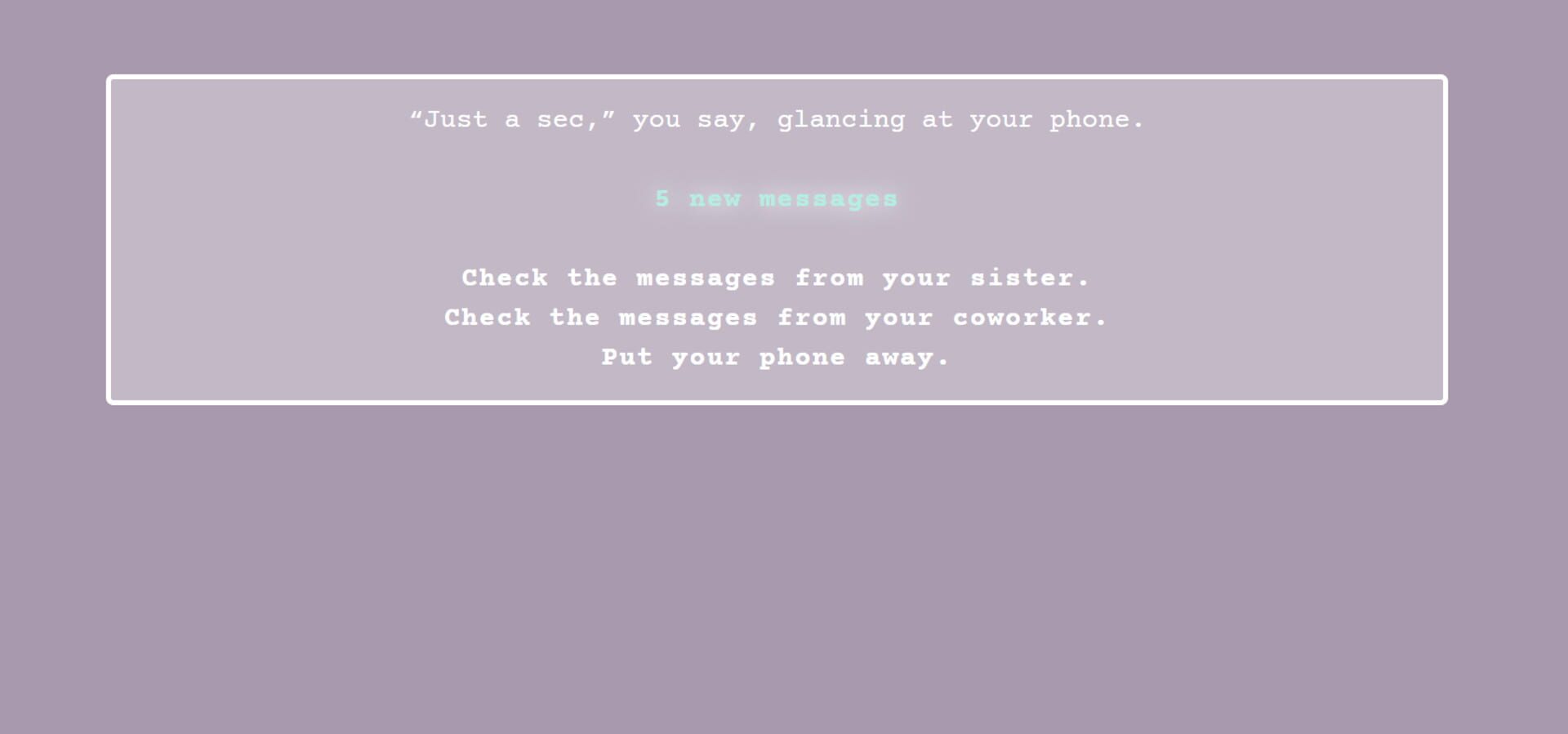 You Love Him - Screenshot