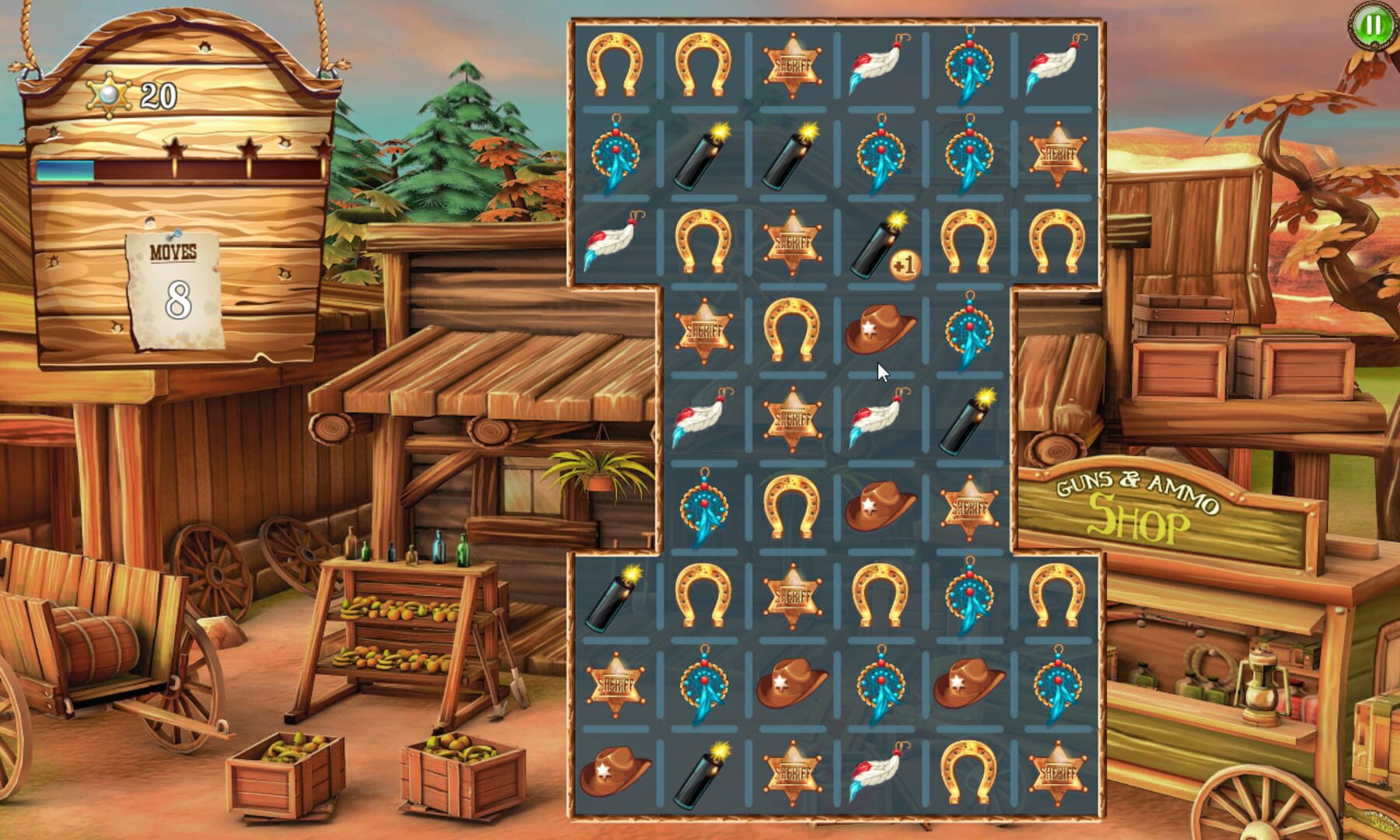 Solitaire Chronicles: Wild Guns - Screenshot