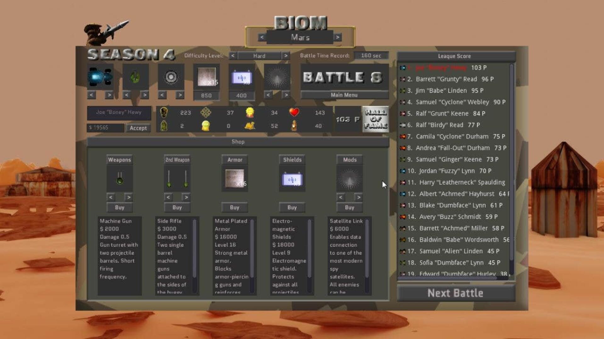 Buggy Battle - Screenshot