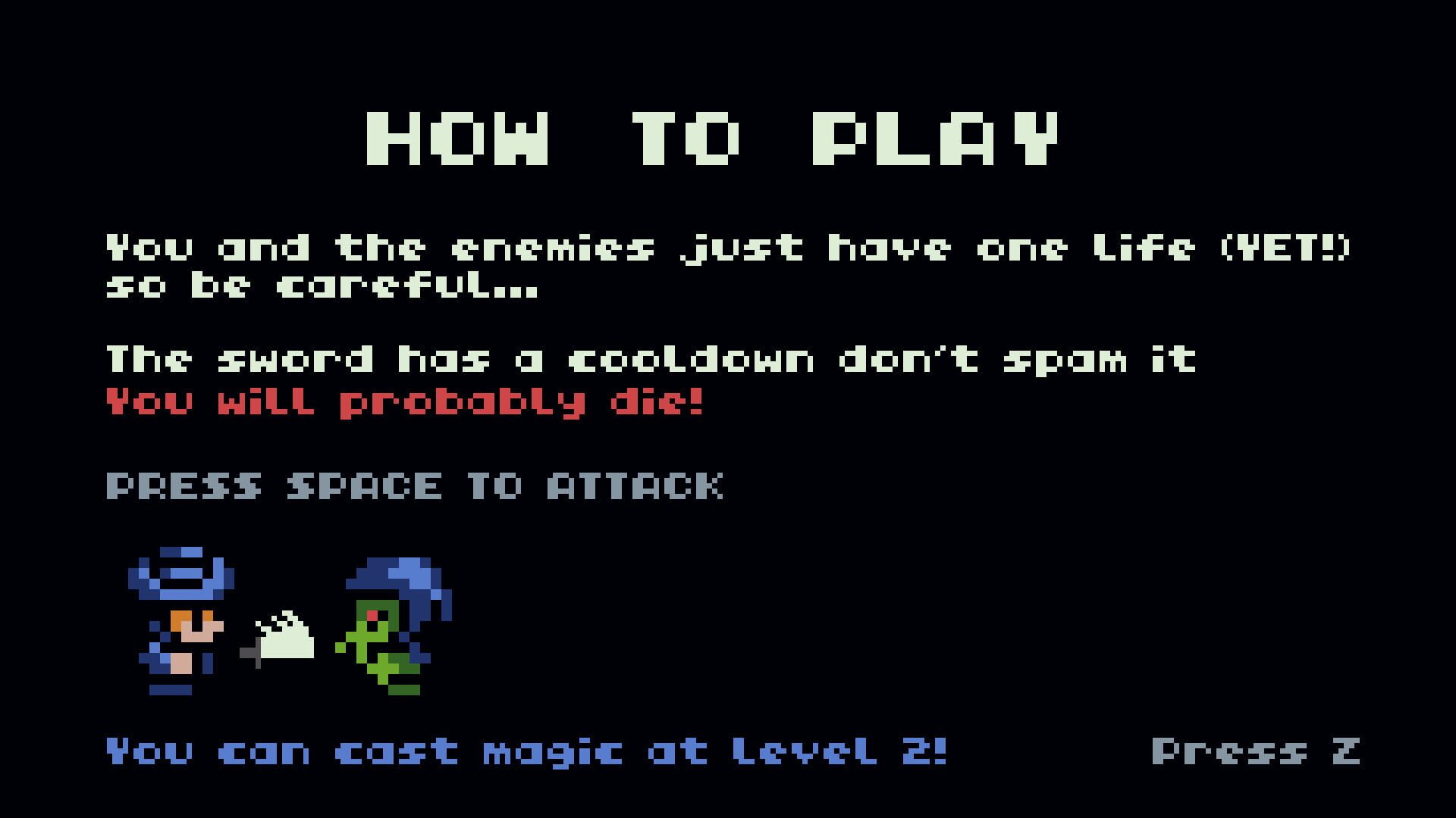 Journey of a Sprite - Screenshot