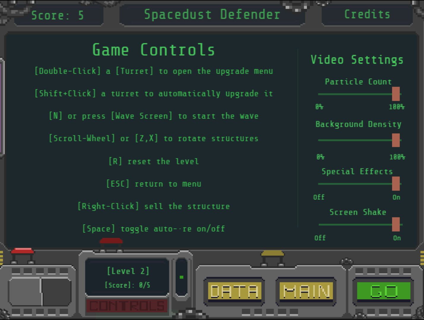 Spacedust Defender - Screenshot