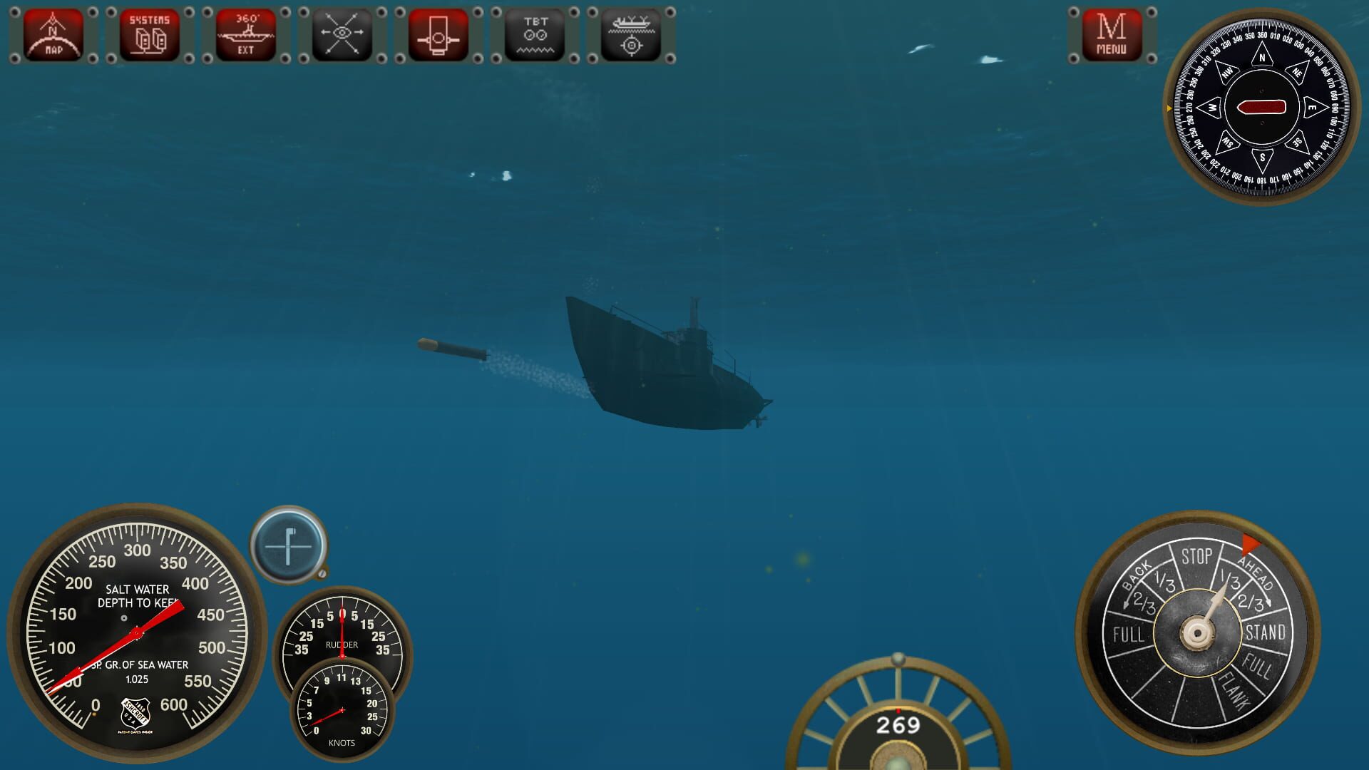 Silent Depth Submarine Simulator - Screenshot