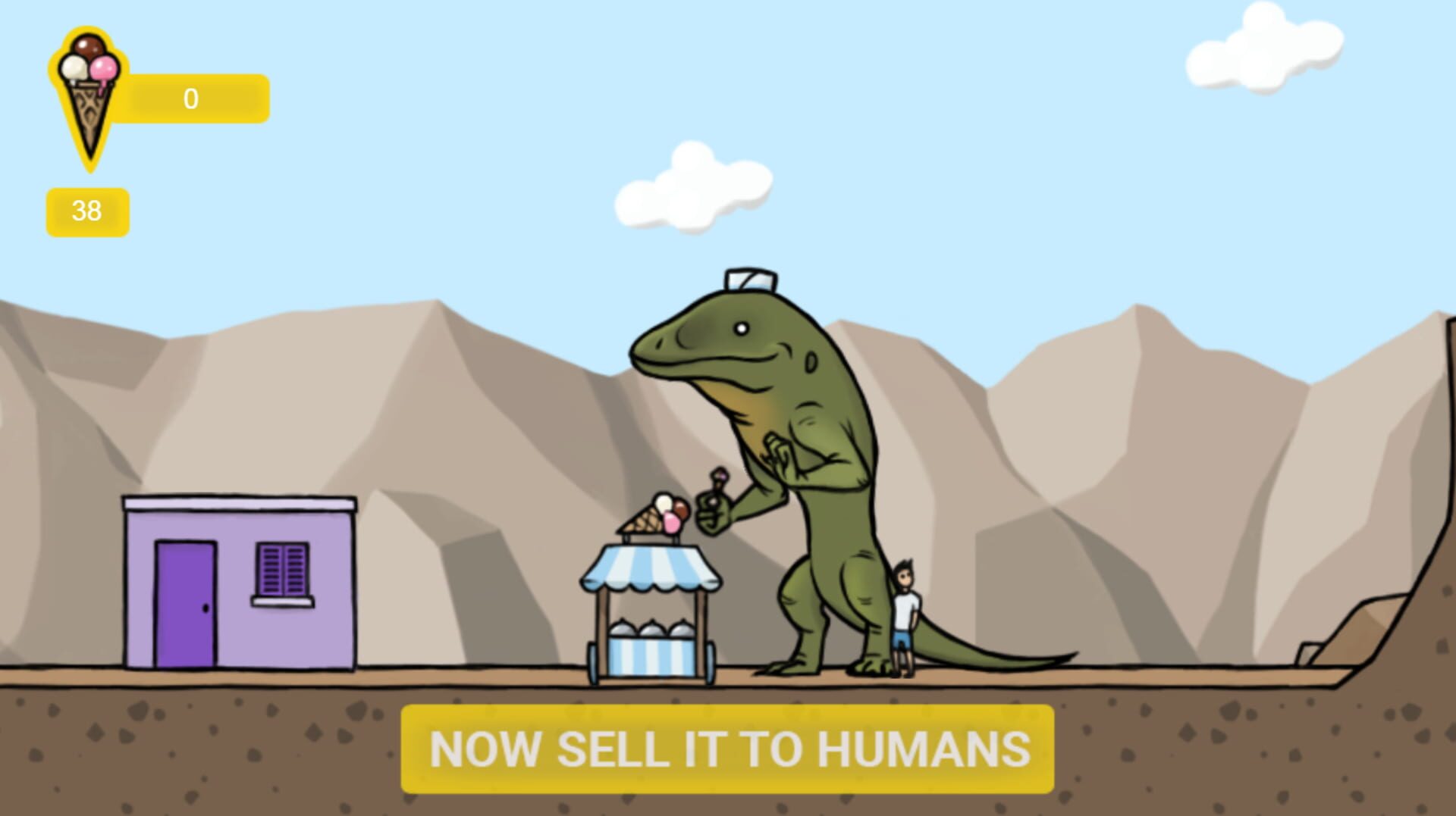 NotZilla Ice Cream Vendor - Screenshot