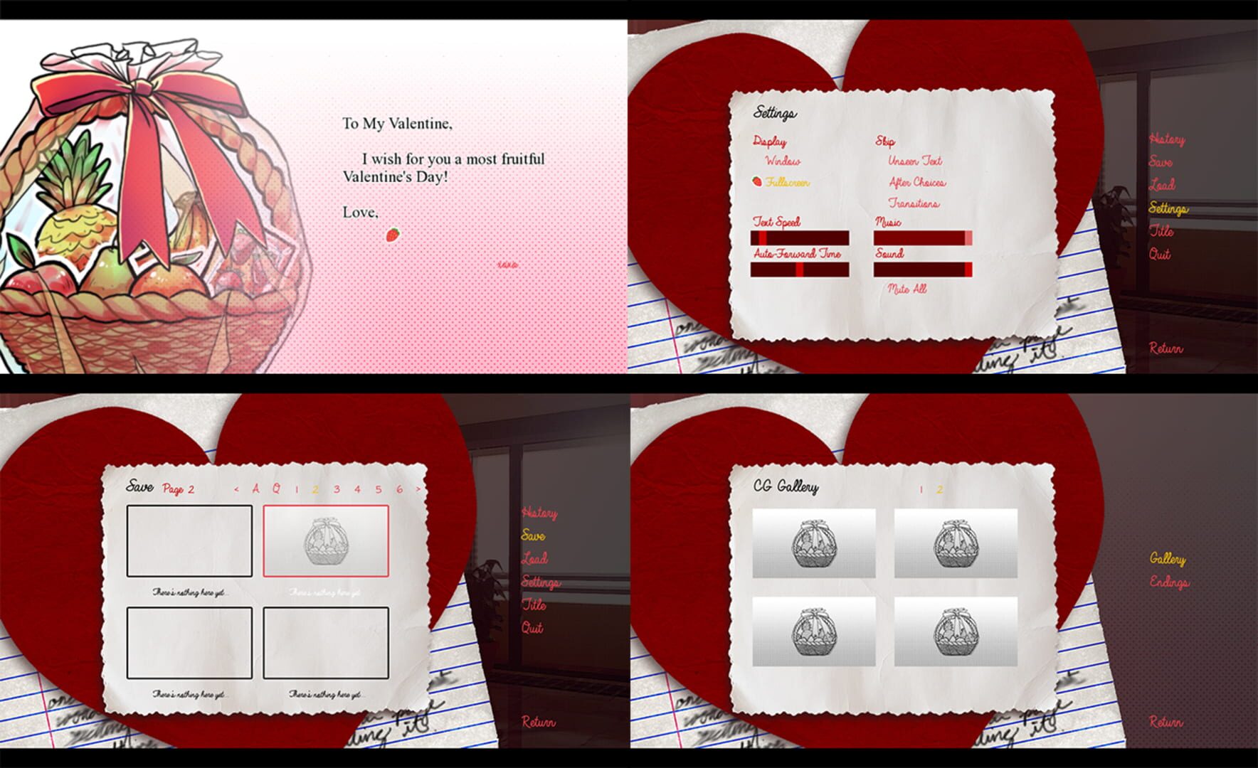 Froot Basket Valentine - Screenshot