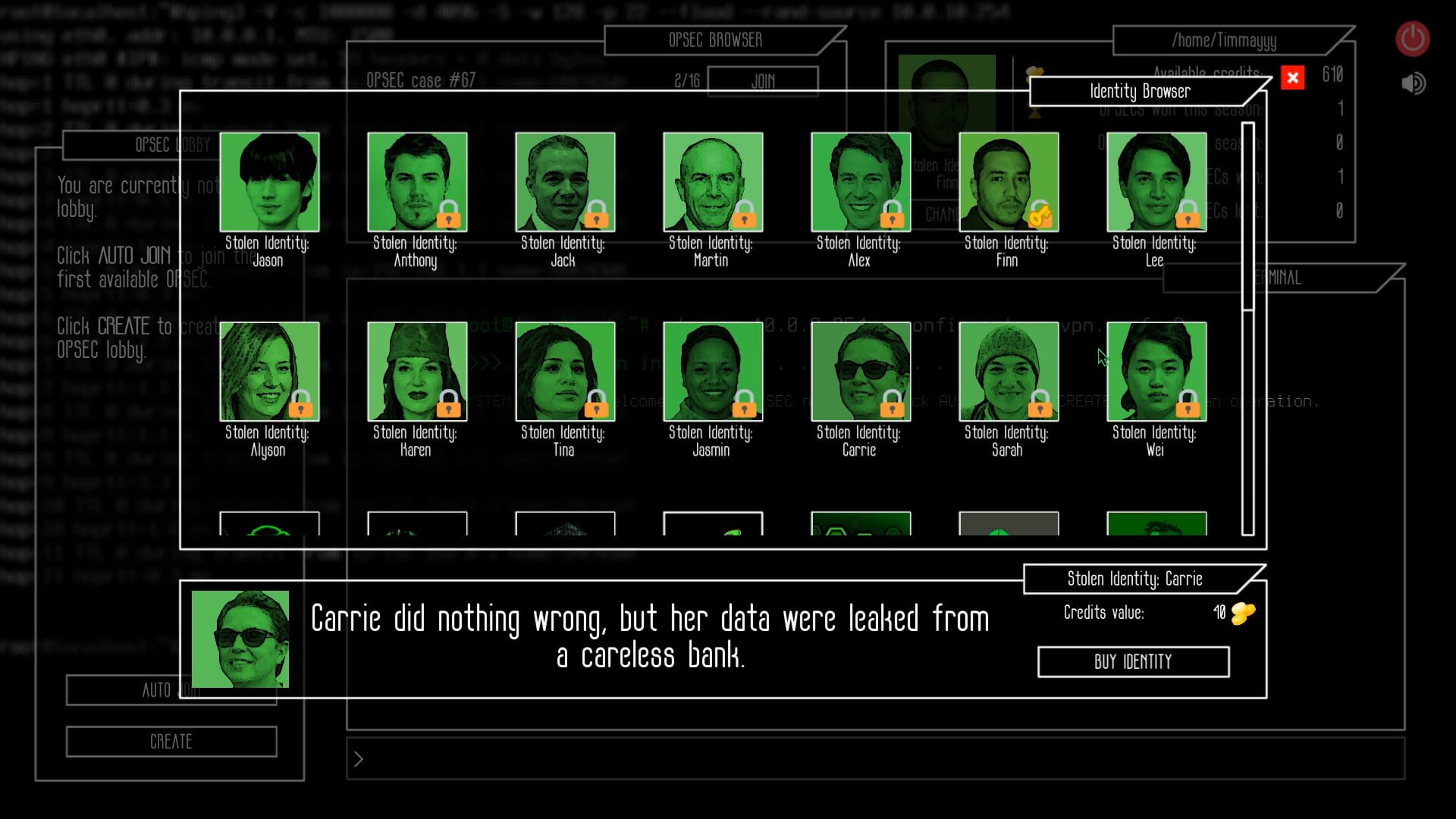 Untrusted: Web of Cybercrime - Screenshot