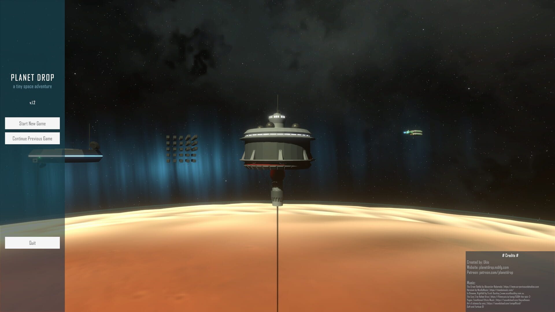 PlanetDrop: A Tiny Space Adventure - Screenshot