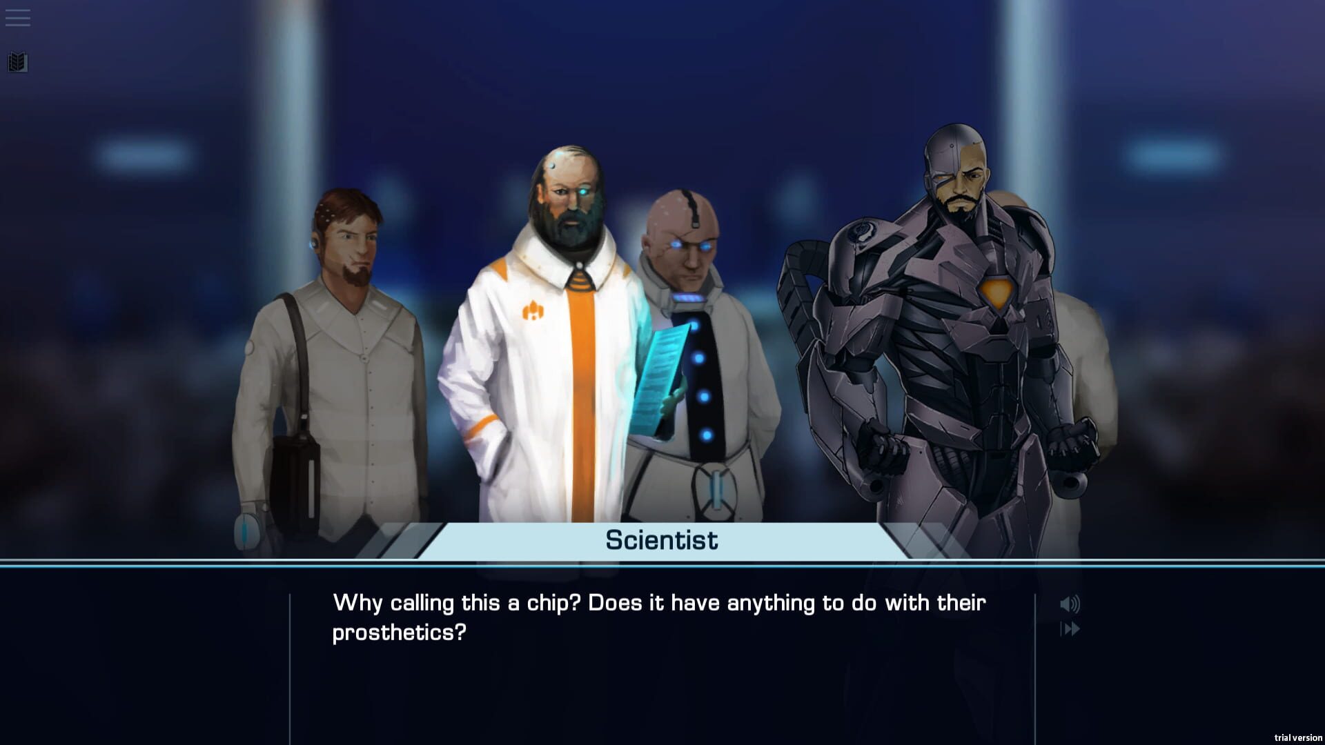 S.A.I.A Awakening: A Robothorium Visual Novel - Screenshot
