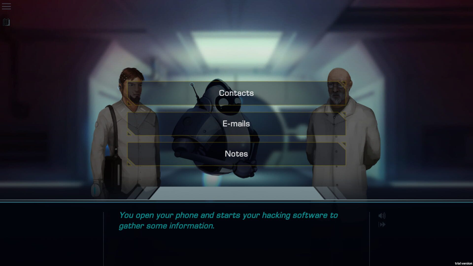 S.A.I.A Awakening: A Robothorium Visual Novel - Screenshot