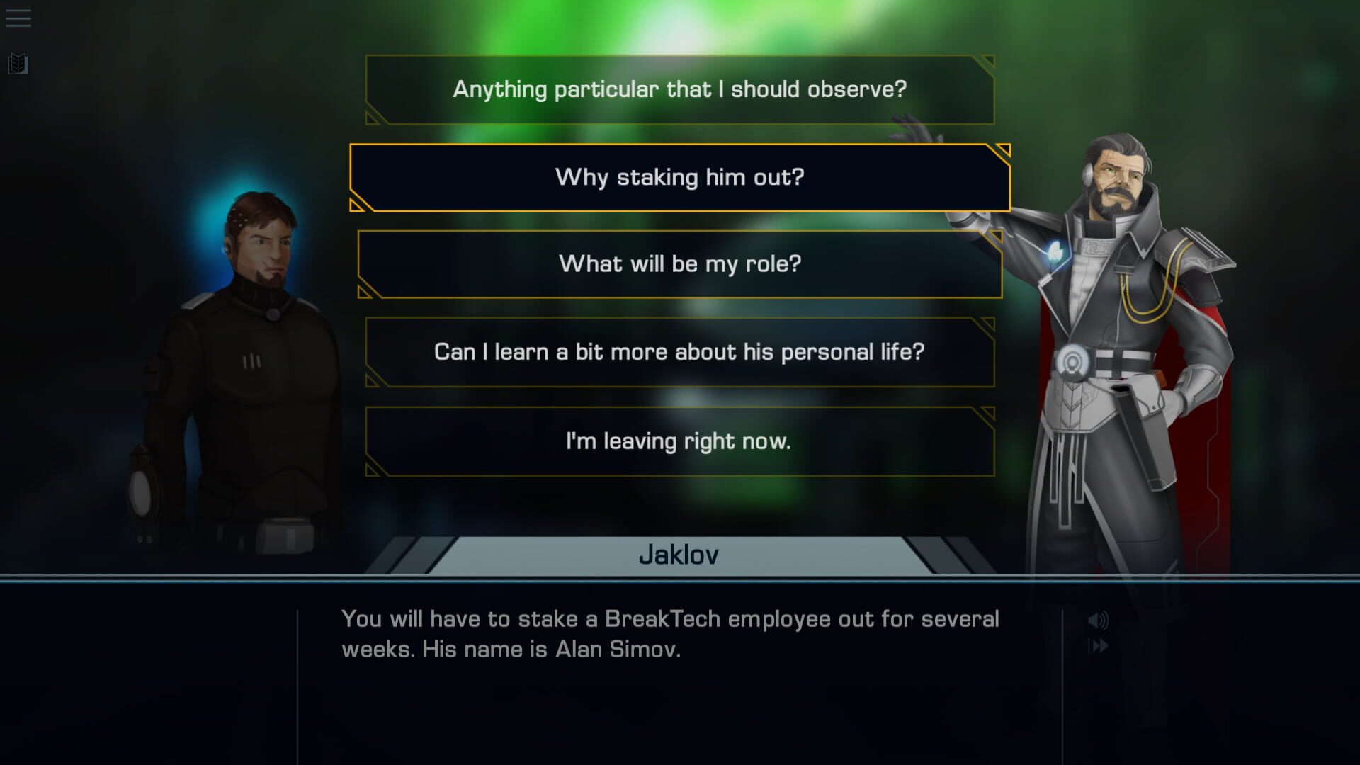 S.A.I.A Awakening: A Robothorium Visual Novel - Screenshot
