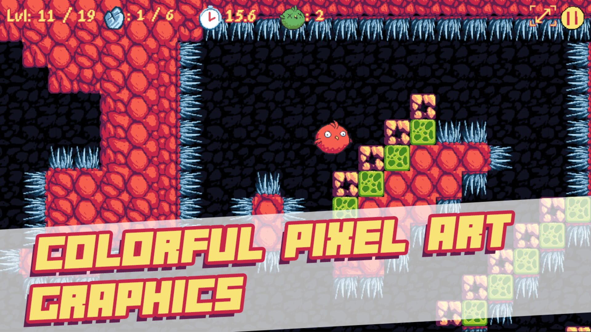 Pichon: The Bouncy Bird - Screenshot