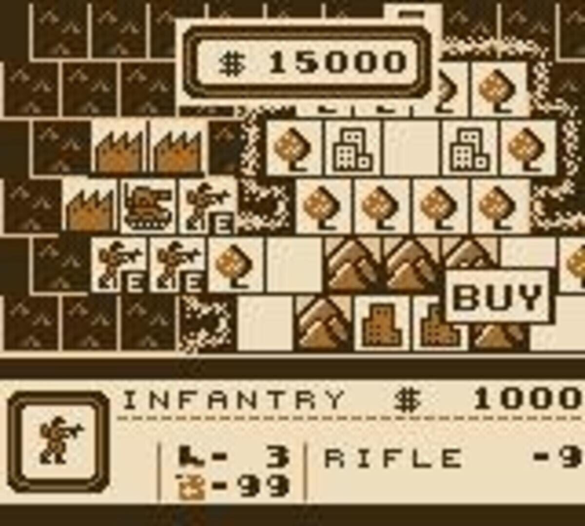 Captura de pantalla - Game Boy Wars 2