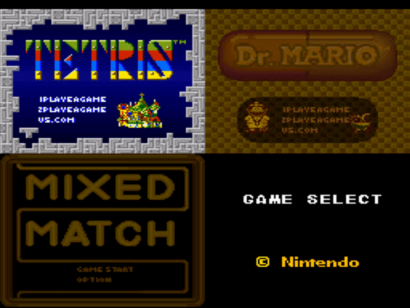 Tetris & Dr. Mario screenshot