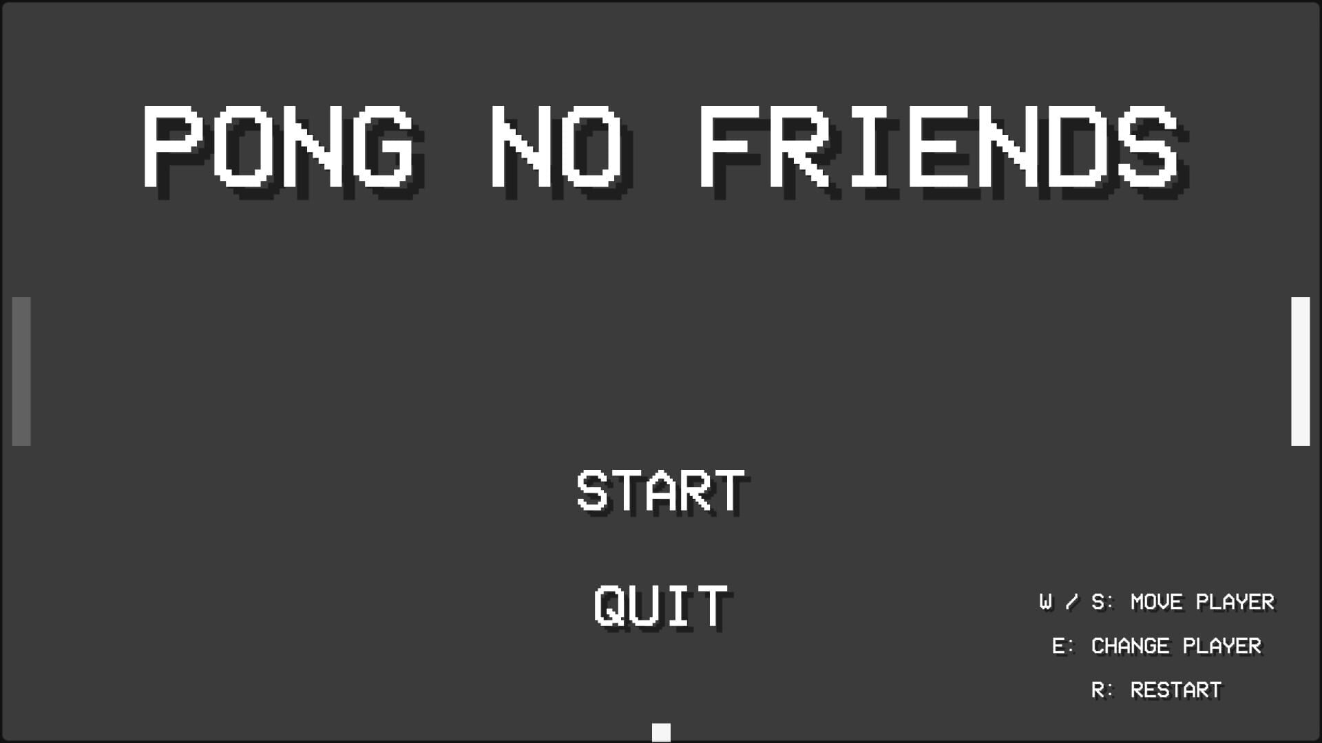 Pong No Friends - Screenshot