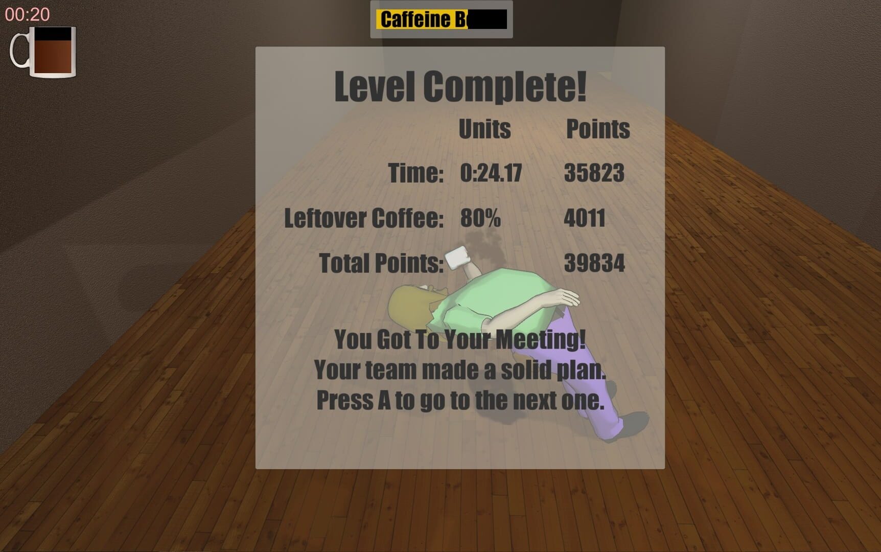 Don't Spill Your Coffee! - Screenshot