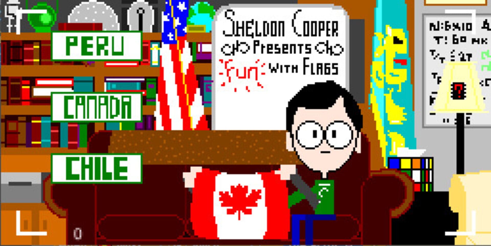 Sheldon Cooper Presents Fun with Flags - Screenshot