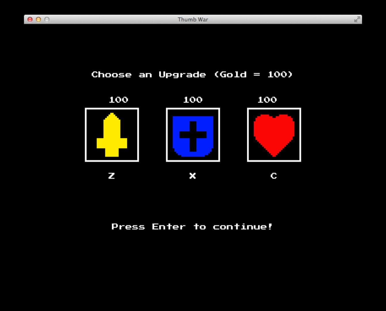 Thumb War - Screenshot