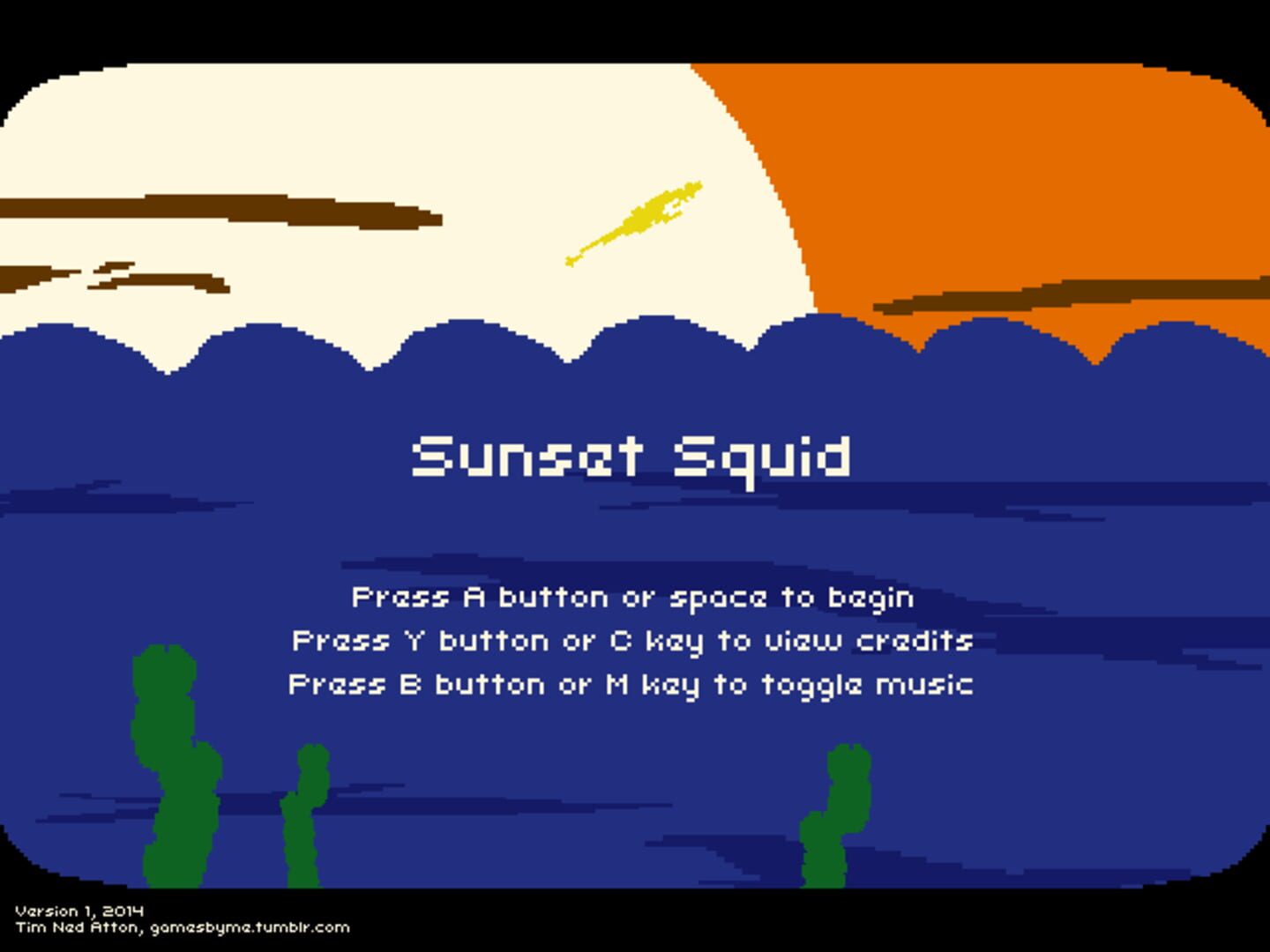 Sunset Squid - Screenshot