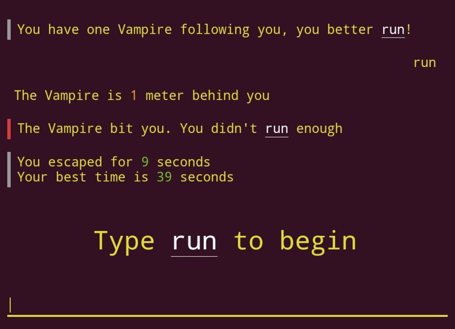 Type: Unstable Vampire - Screenshot